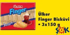 ÜLKER FİNGER BİSKÜVİ 3X150 G fiyat ve kampanya bilgisi